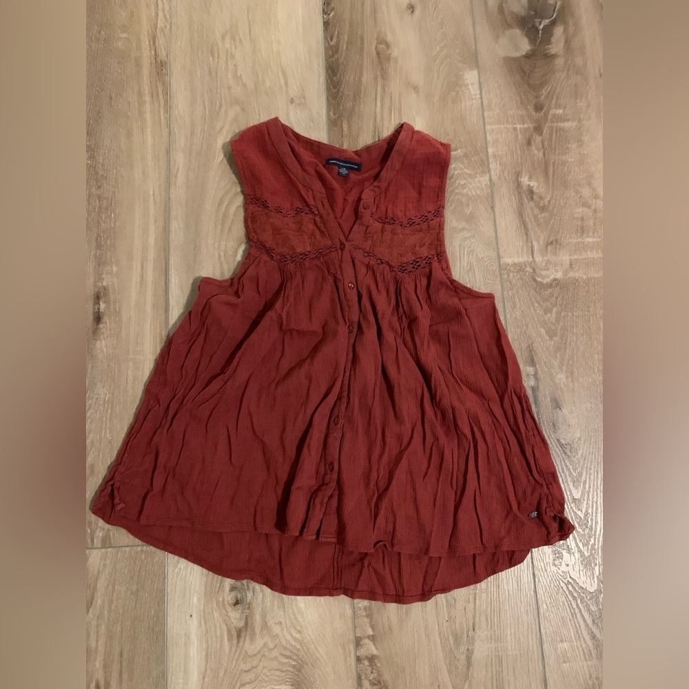 American Eagle Burnt Orange Tank